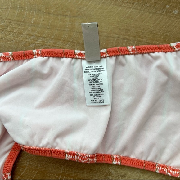 New lemlem Lucia Pouf Crop Bikini Top and Bikini Bottom size Large - Picture 9 of 11